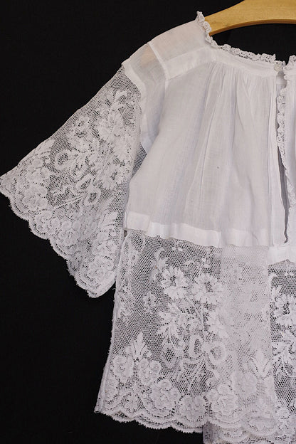 アンティーク子供服　vêtement'enfant antique surplis .FR a l'epoque