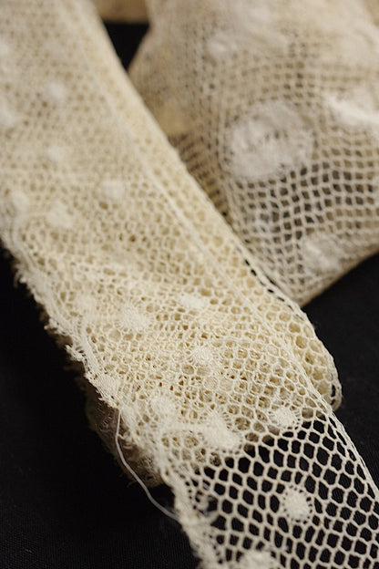 アンティークレース　dentelle ancienne 6本 .FR a l'epoque