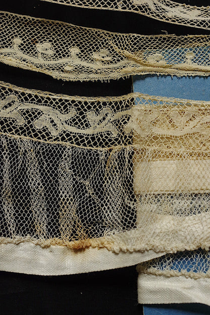 アンティークレース　dentelle ancienne 6本 .FR a l'epoque