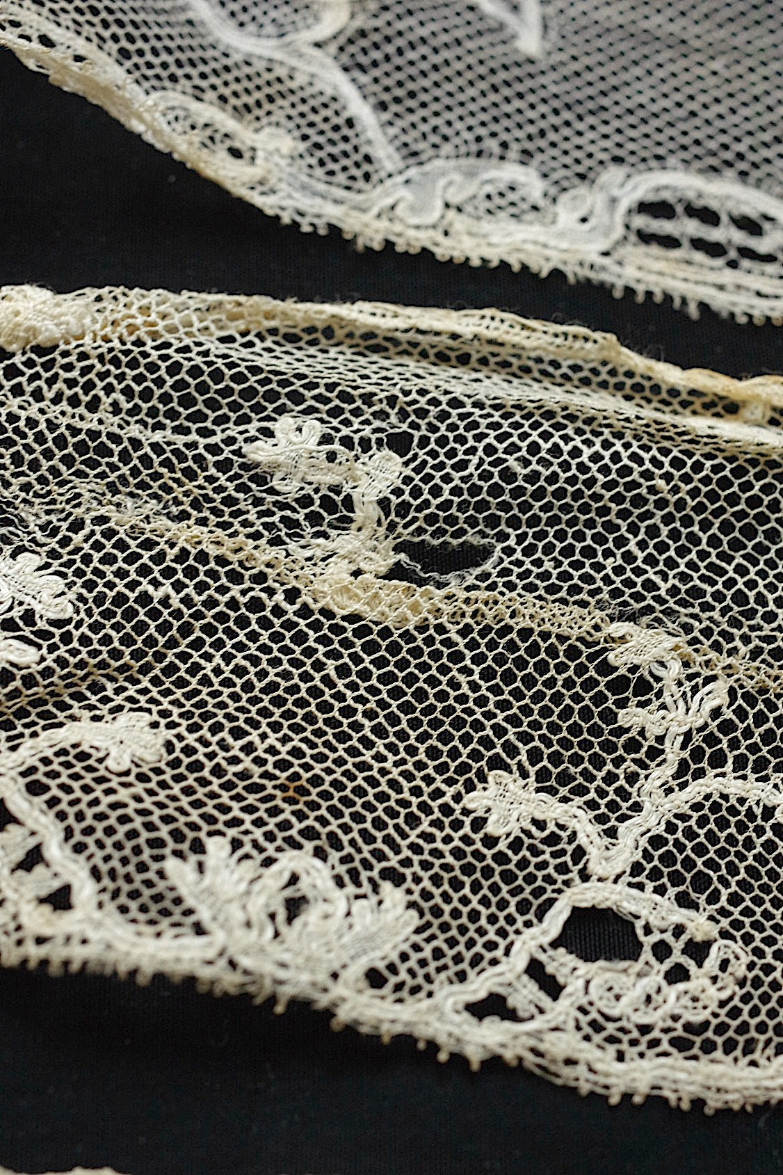 アンティークレース　dentelle ancienne 素材用　2 .FR a l'epoque