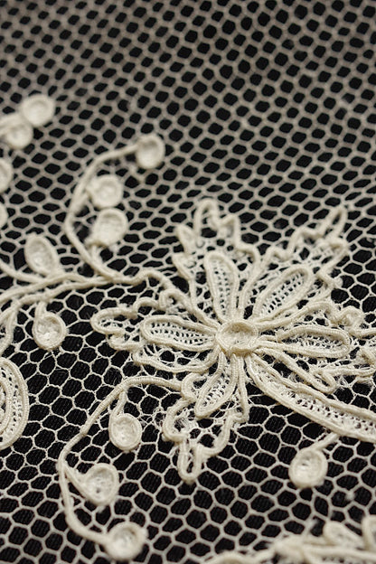 アンティークレース　dentelle ancienne アランソンレース148cm .FR a l'epoque