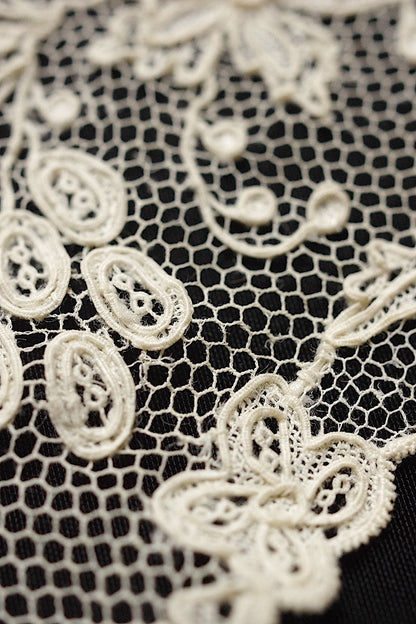 アンティークレース　dentelle ancienne アランソンレース148cm .FR a l'epoque