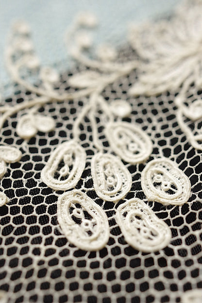 アンティークレース　dentelle ancienne アランソンレース148cm .FR a l'epoque