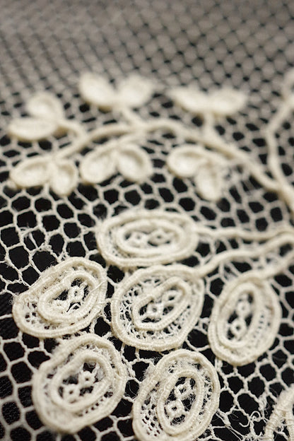 アンティークレース　dentelle ancienne アランソンレース148cm .FR a l'epoque