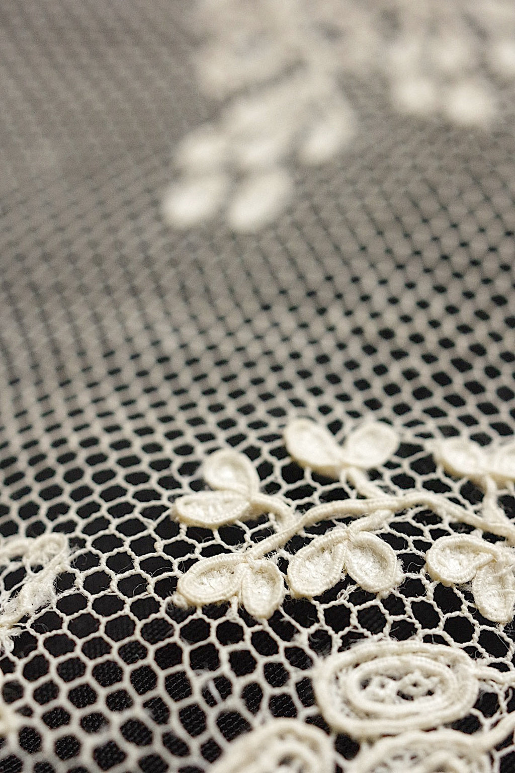 アンティークレース　dentelle ancienne アランソンレース148cm .FR a l'epoque