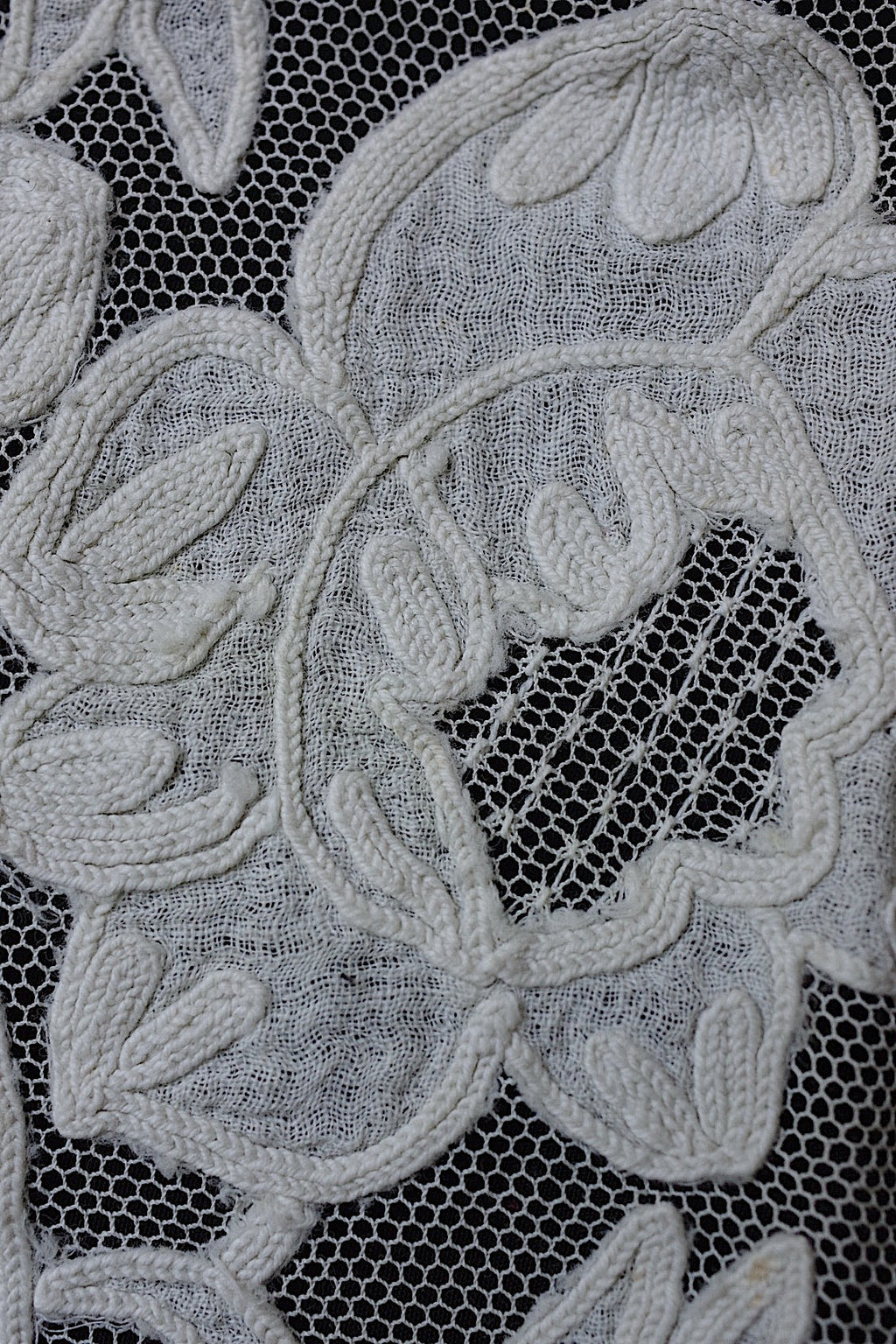 アンティークレース　dentelle ancienne レースハギレ　素材用 .FR a l'epoque