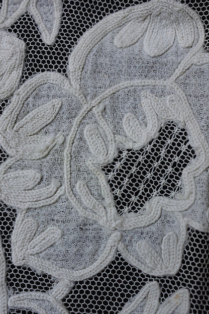 アンティークレース　dentelle ancienne レースハギレ　素材用 .FR a l'epoque