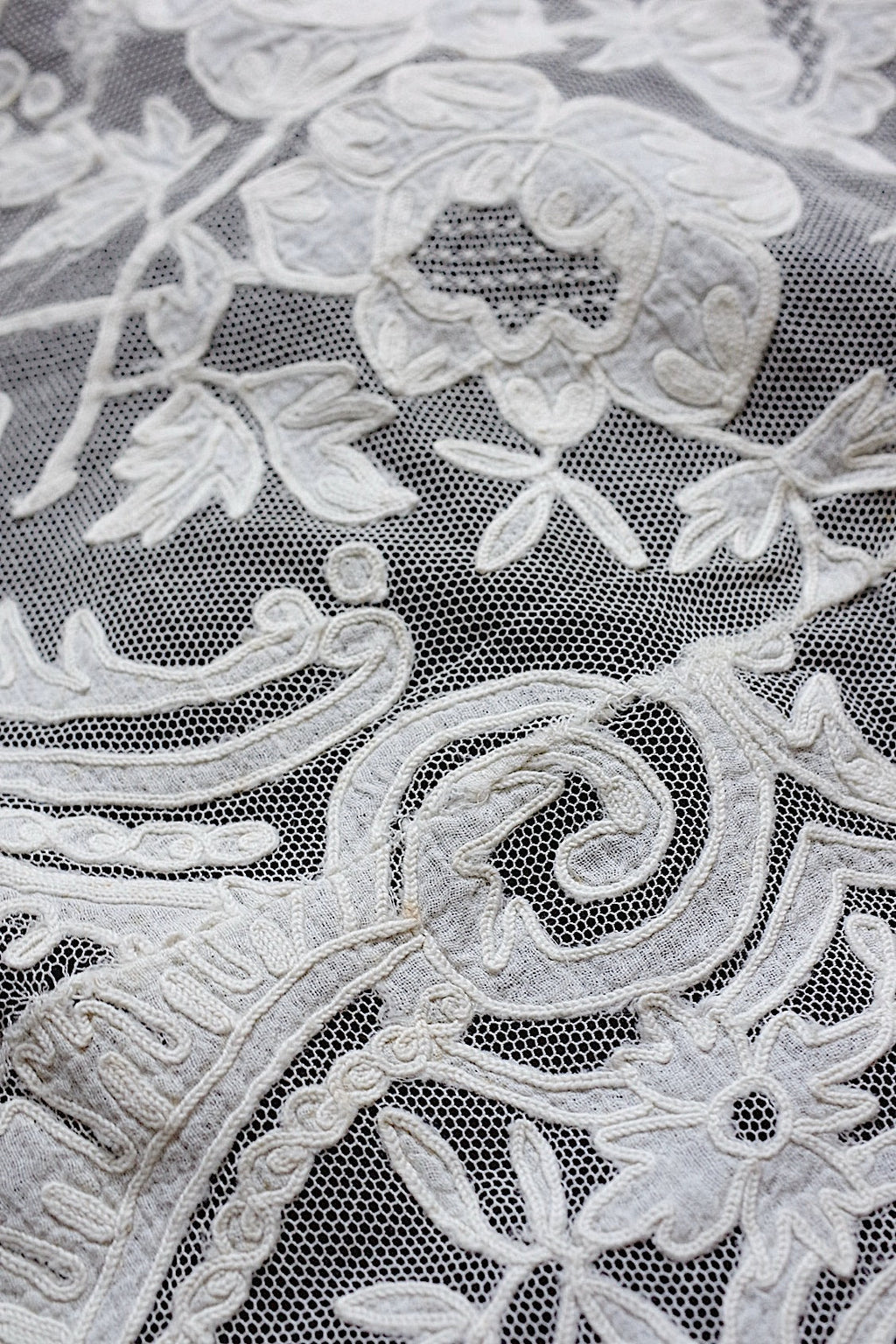 アンティークレース　dentelle ancienne レースハギレ　素材用 .FR a l'epoque