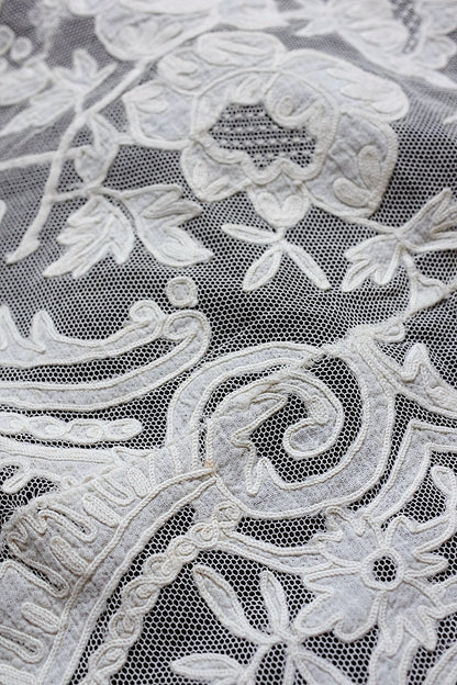 アンティークレース　dentelle ancienne レースハギレ　素材用 .FR a l'epoque