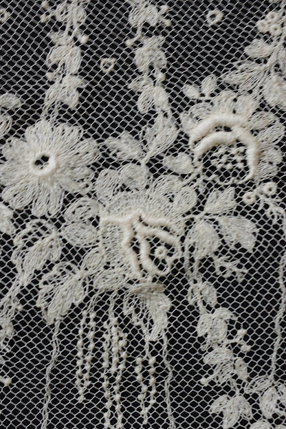 アンティークレース　dentelle ancienne レースハギレ　2 .FR a l'epoque