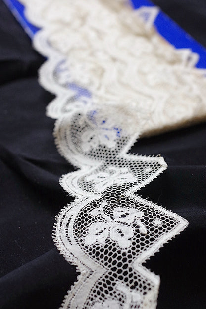 アンティークレース　dentelle ancienne 　554cm .FR a l'epoque