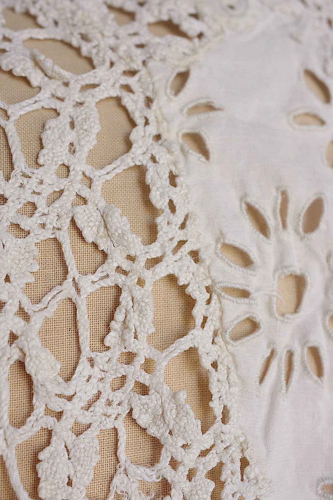 アンティークレース　dentelle ancienne レース襟1 .FR a l'epoque