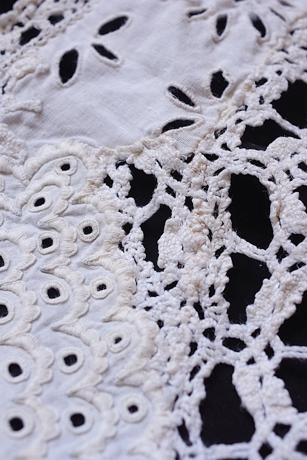 アンティークレース　dentelle ancienne レース襟1 .FR a l'epoque