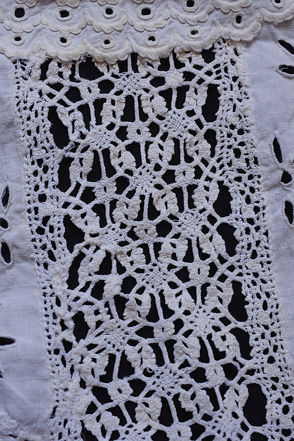 アンティークレース　dentelle ancienne レース襟1 .FR a l'epoque