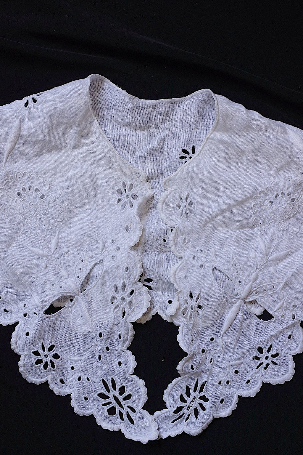 アンティークレース　dentelle ancienne レース襟2 .FR a l'epoque