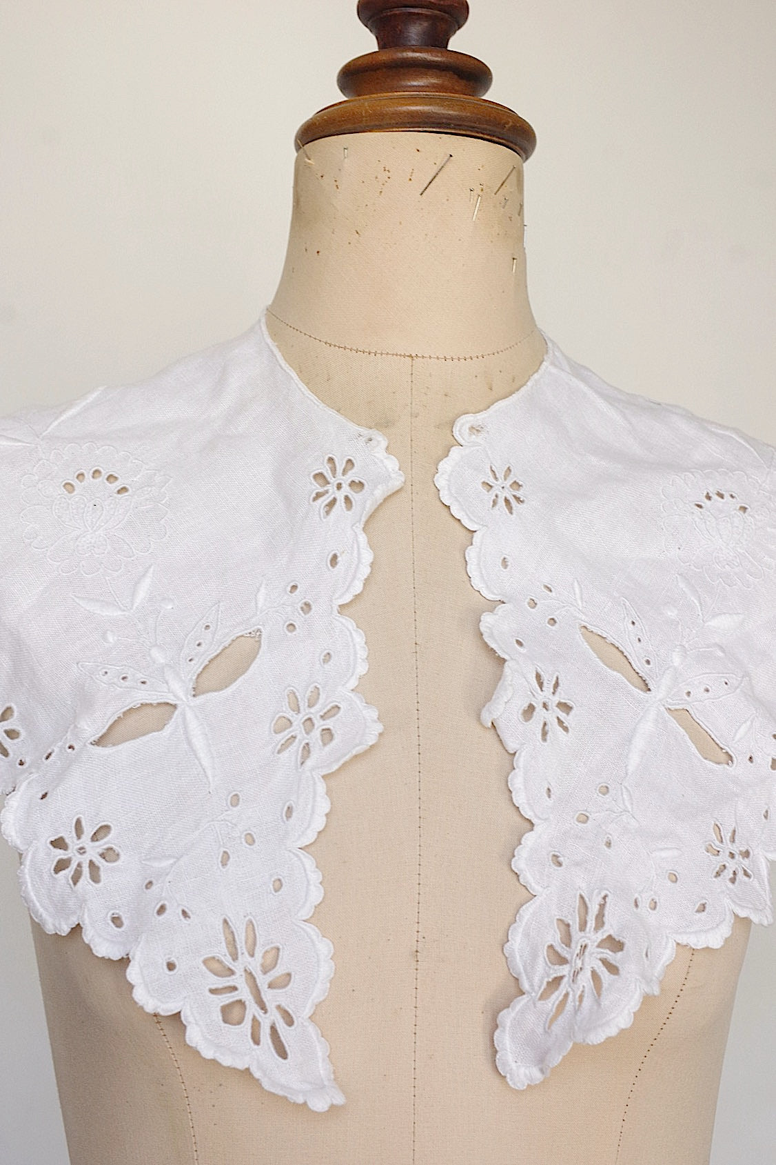 アンティークレース　dentelle ancienne レース襟2 .FR a l'epoque