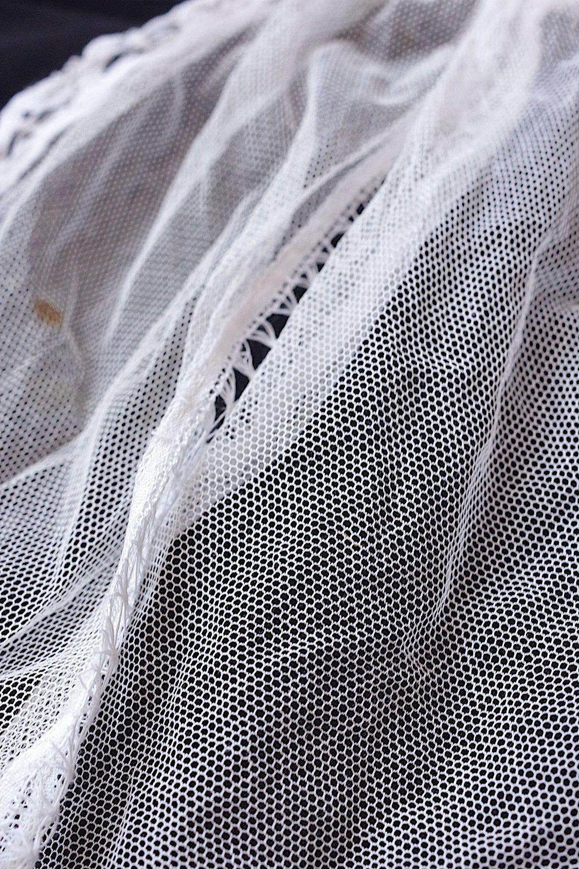 アンティークレース　dentelle ancienne 首元周り　lot .FR a l'epoque