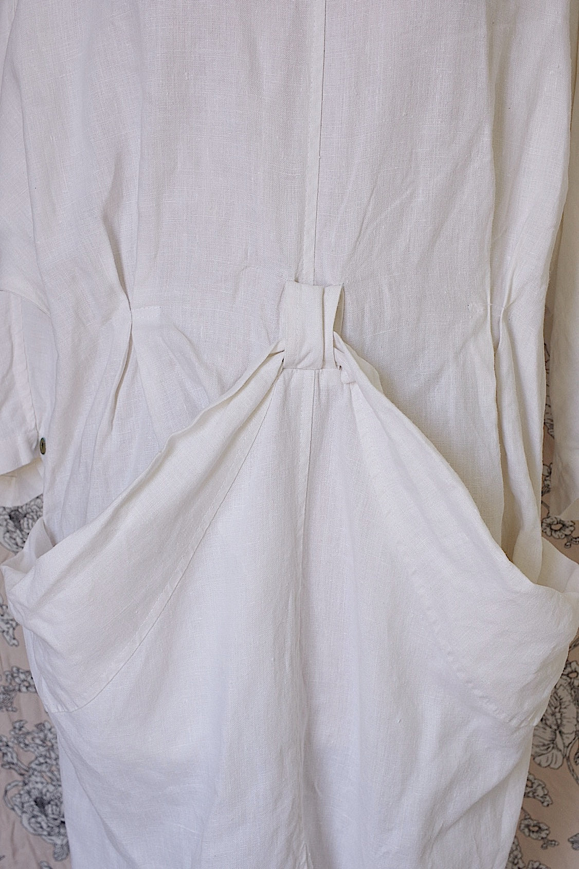 ヴィンテージリネンワンピース　vêtement vintage .FR a l'epoque