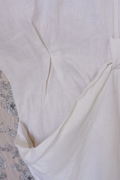 ヴィンテージリネンワンピース　vêtement vintage .FR a l'epoque