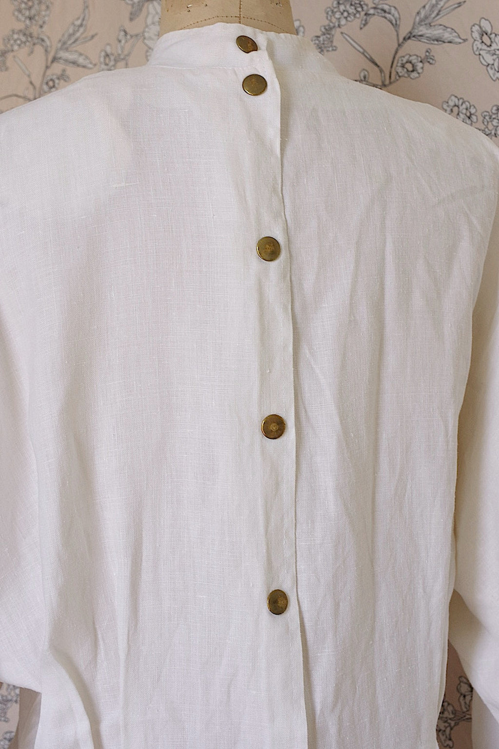 ヴィンテージリネンワンピース　vêtement vintage .FR a l'epoque