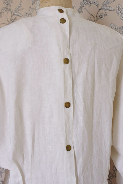 ヴィンテージリネンワンピース　vêtement vintage .FR a l'epoque