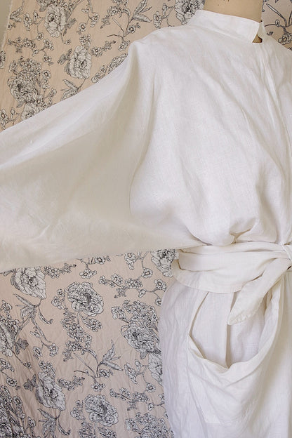 ヴィンテージリネンワンピース　vêtement vintage .FR a l'epoque