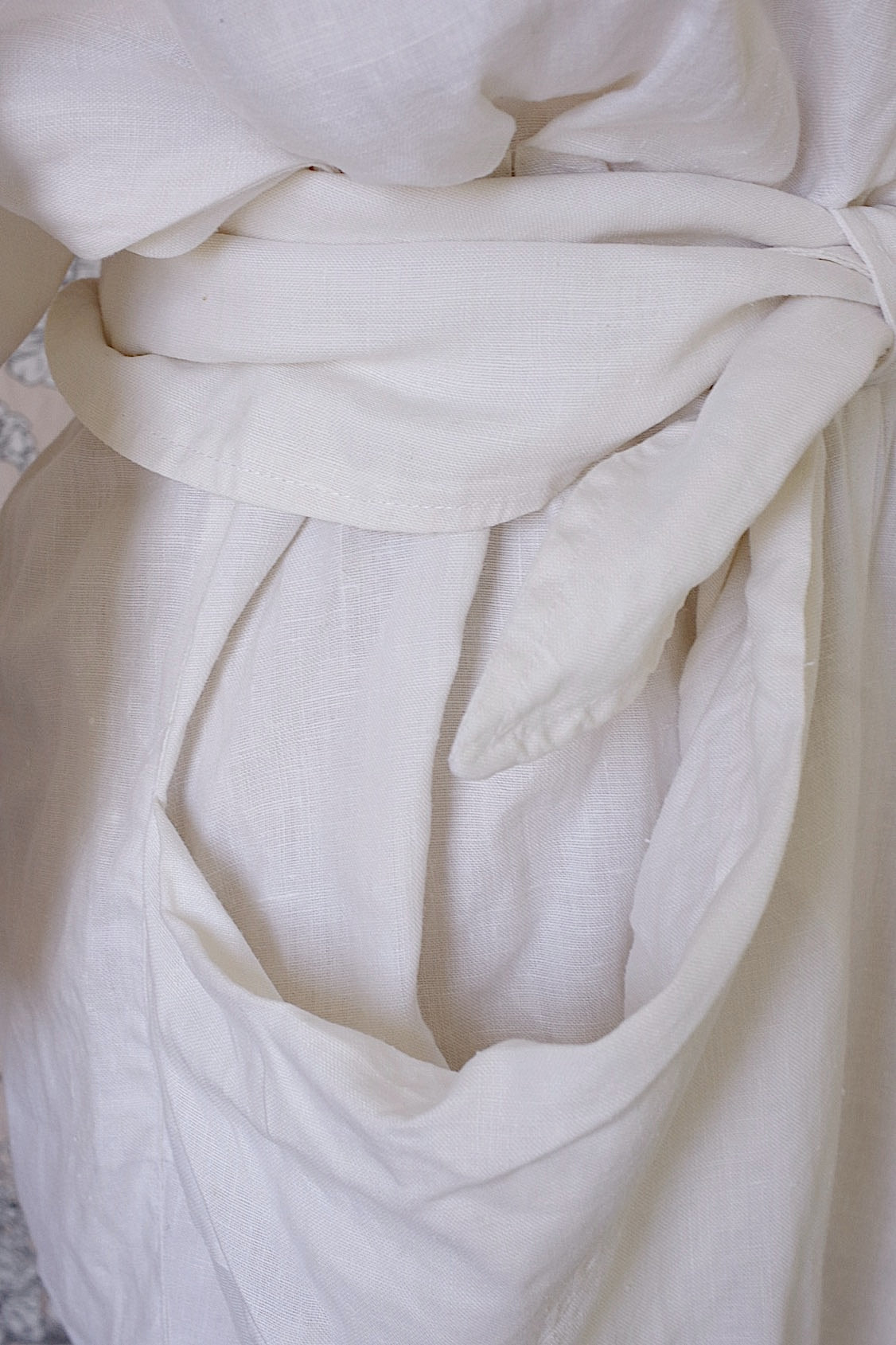 ヴィンテージリネンワンピース　vêtement vintage .FR a l'epoque