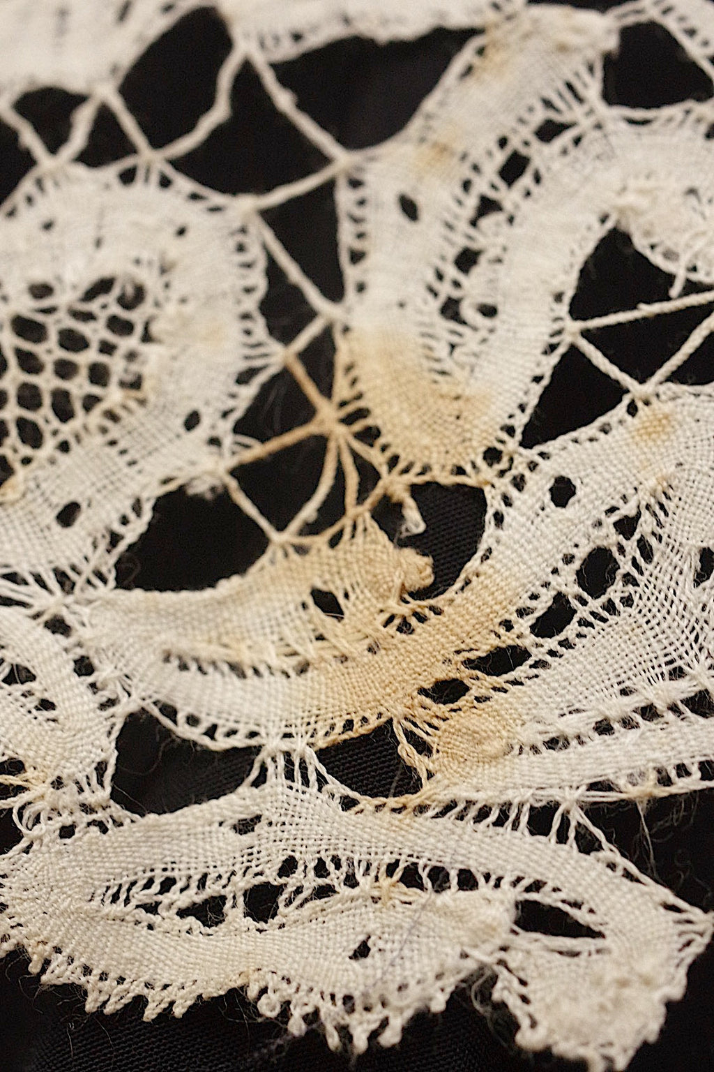 アンティークレース　dentelle ancienne フレミッシュ　365cm .FR a l'epoque