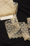 アンティークレース　dentelle ancienne アプリカッションブリュクセル　234cm .FR a l'epoque