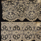 アンティークレース　dentelle ancienne  ハギレ　タグ付き 2種 .FR a l'epoque