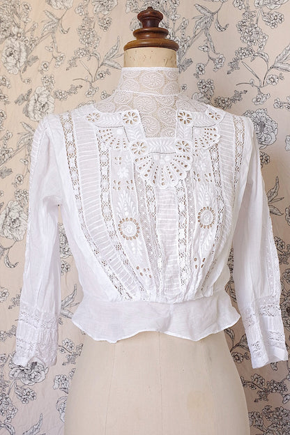 アンティークブラウス　vêtement blouse 3 .FR a l'epoque