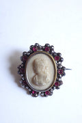 アンティークブローチ　antique brooch  カメオ .FR a l'epoque
