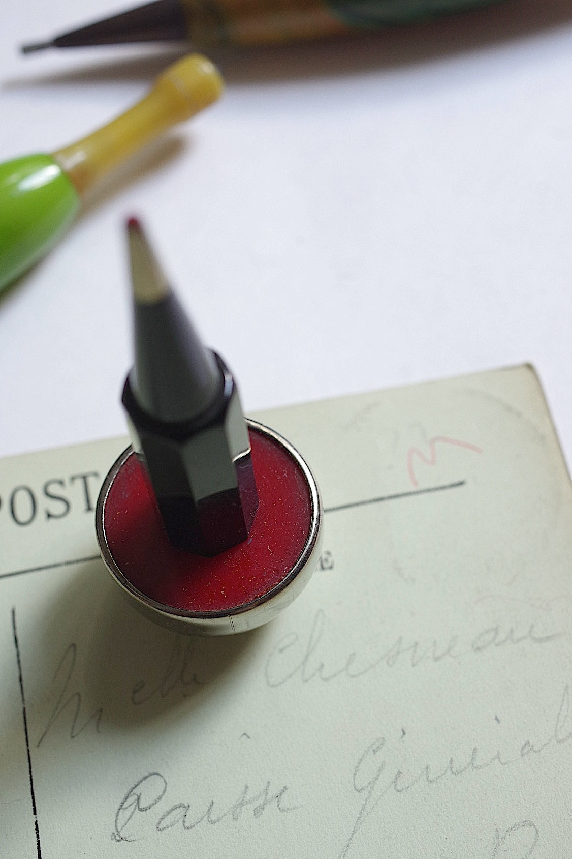 アンティークペン　antique stylo Bakélite .FR a l'epoque