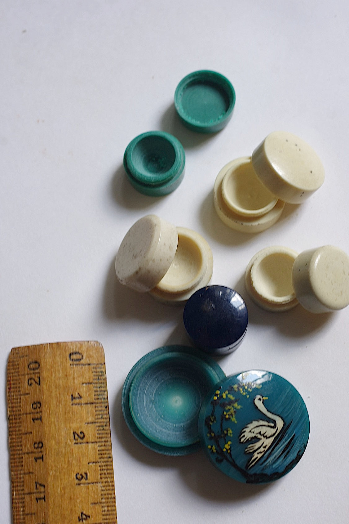 アンティーク小物入れ　antique boite Bakélite lot .FR a l'epoque