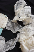 アンティークレース　dentelle ancienne 310cm 110cm 310cm .FR a l'epoque