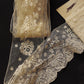 アンティークレース　dentelle ancienne 165cm 145cm .FR a l'epoque