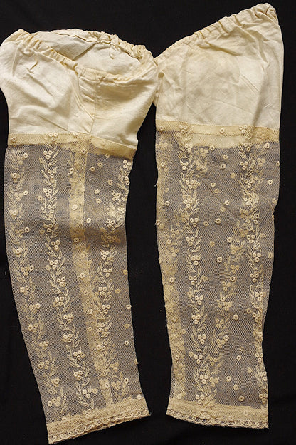 アンティークレース　dentelle ancienne 袖 .FR a l'epoque