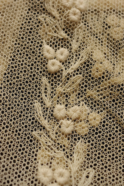 アンティークレース　dentelle ancienne 袖 .FR a l'epoque