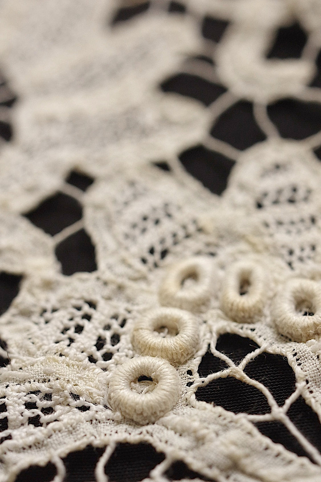 アンティークレース　dentelle ancienne レースつけ襟 .FR a l'epoque