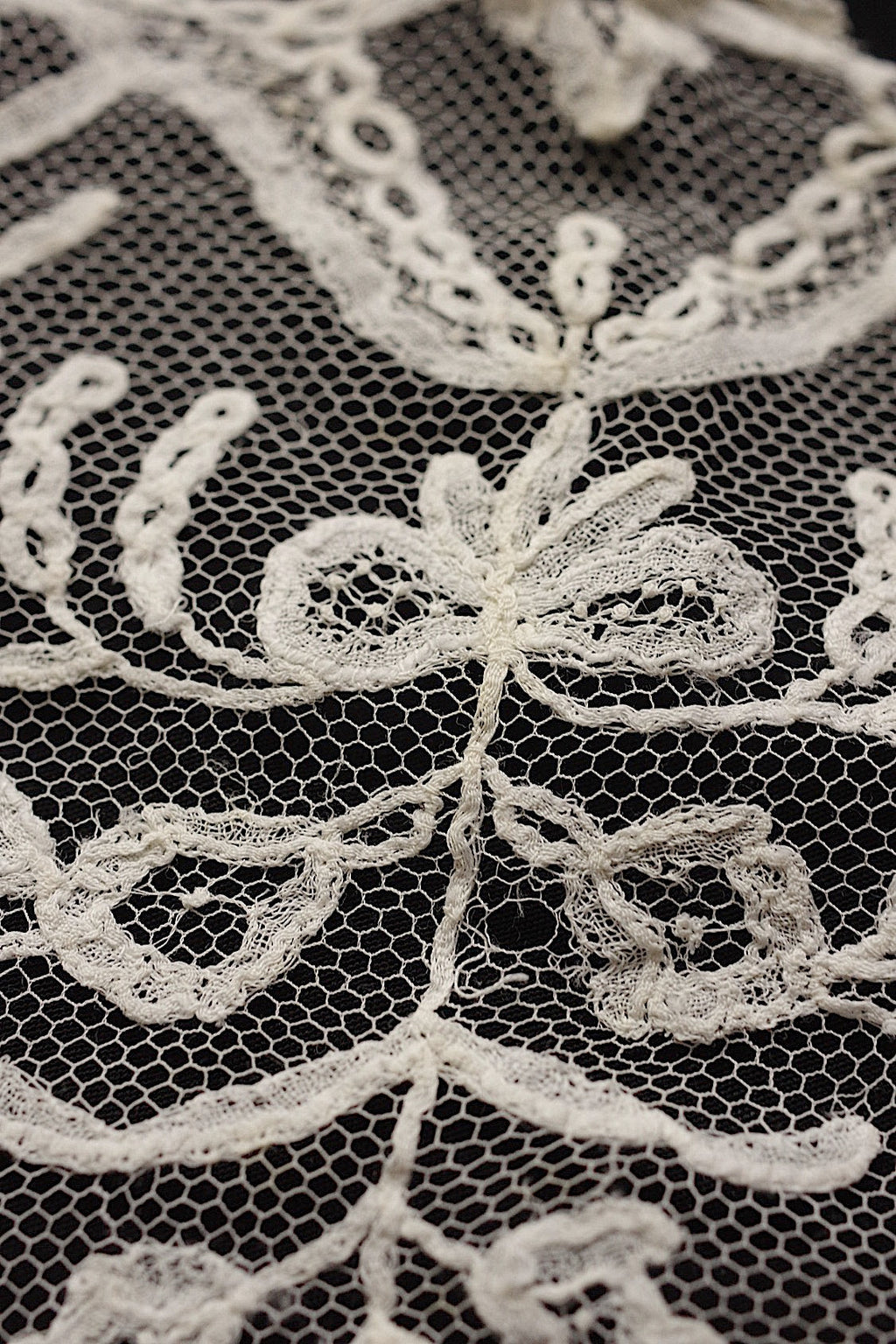 アンティークレース　dentelle ancienne レースハンカチ .FR a l'epoque