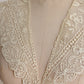 アンティークレース　dentelle ancienne 刺繍レース襟　 .FR a l'epoque