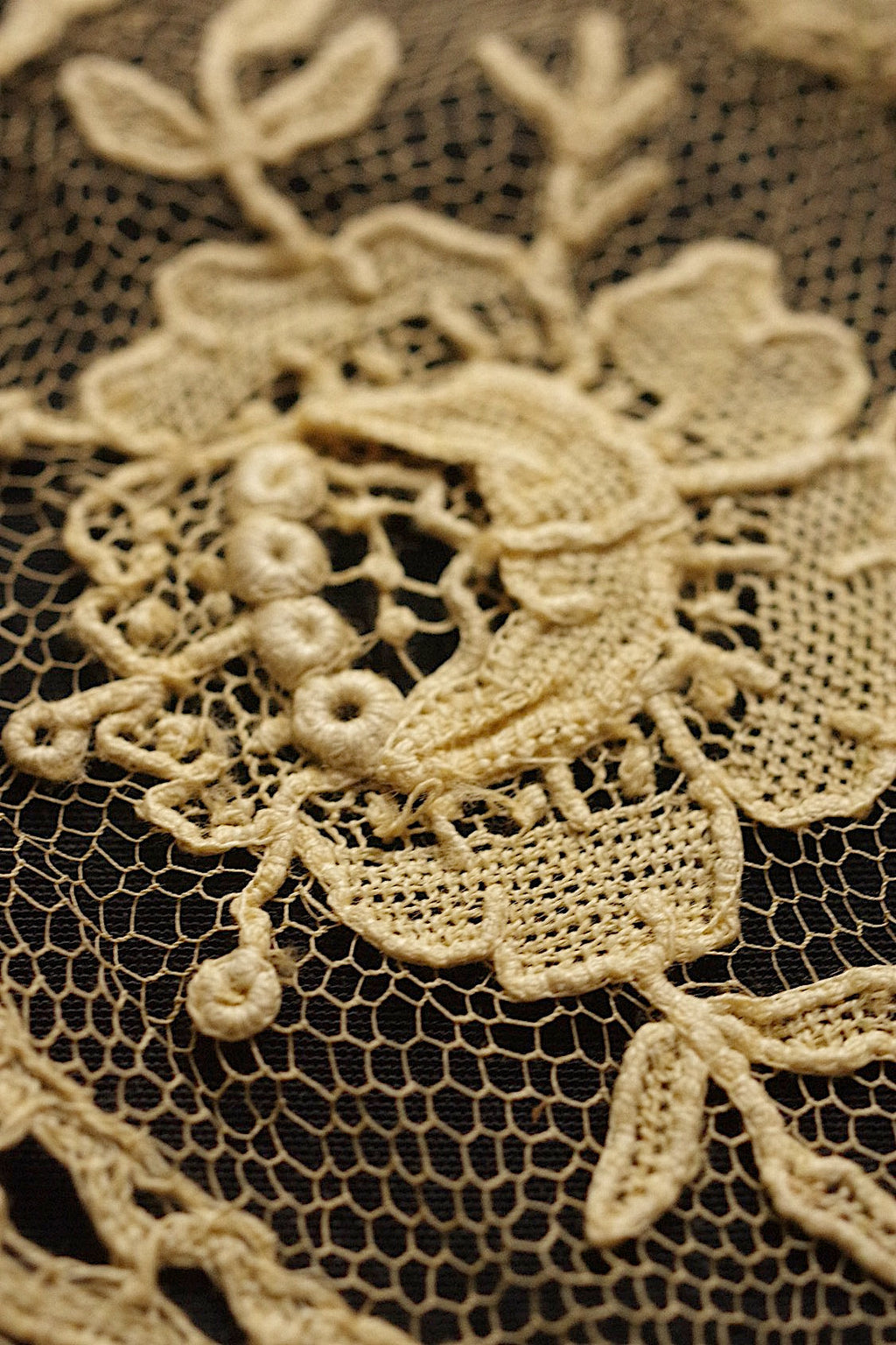 アンティークレース　dentelle ancienne レース襟 .FR a l'epoque