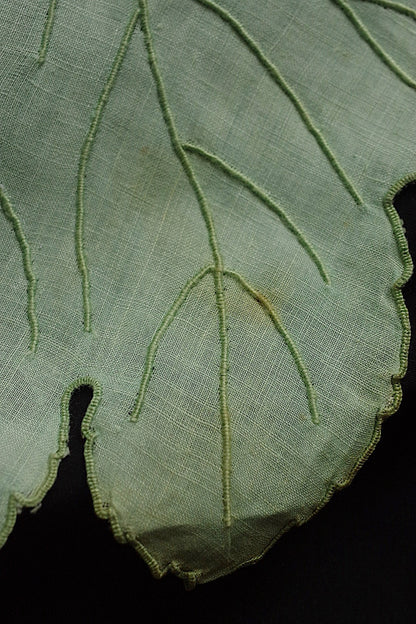 アンティークレース　dentelle ancienne 葉っぱ　napperon .FR a l'epoque