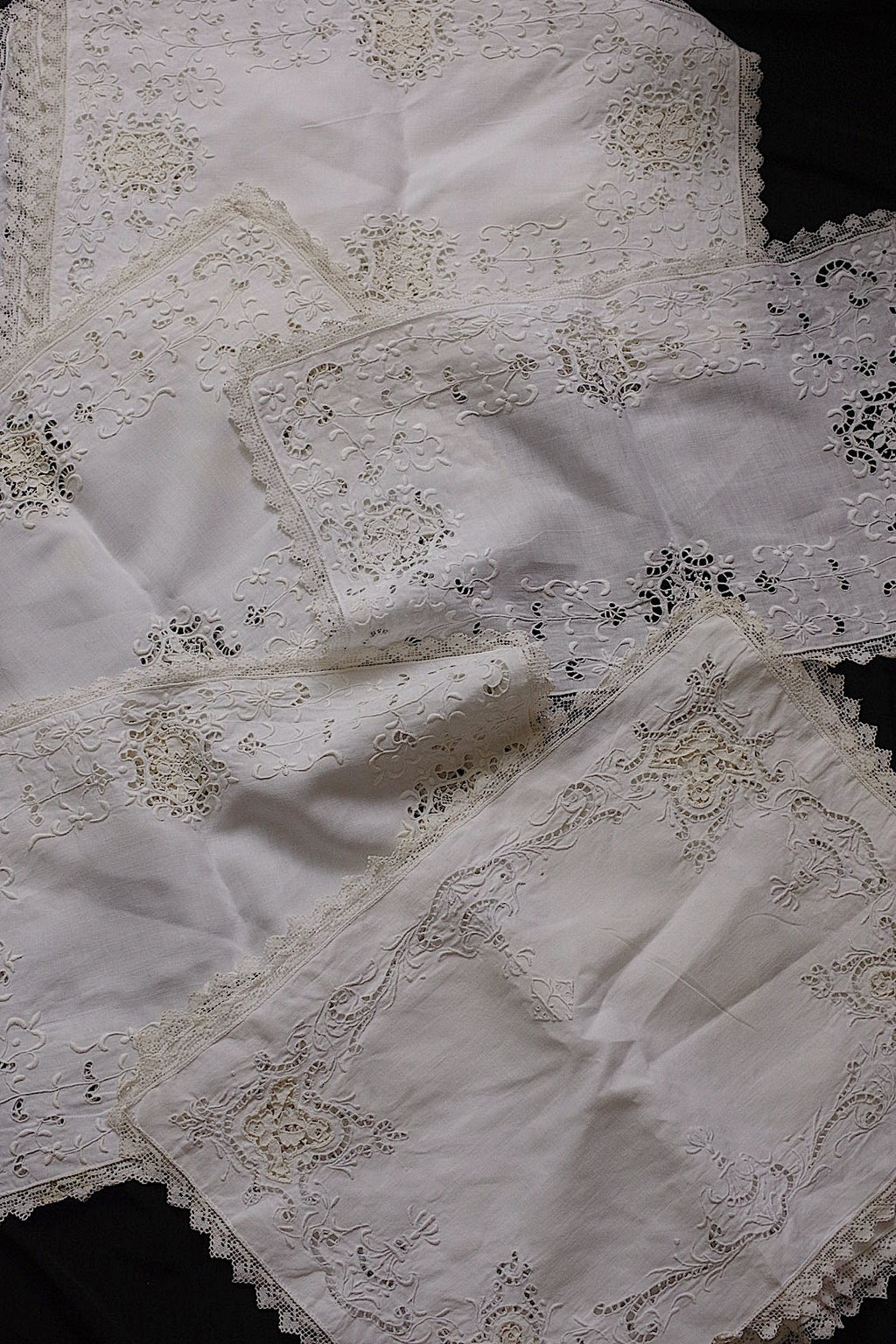 アンティークレース　dentelle ancienne napperon１０枚＋３枚 .FR a l'epoque