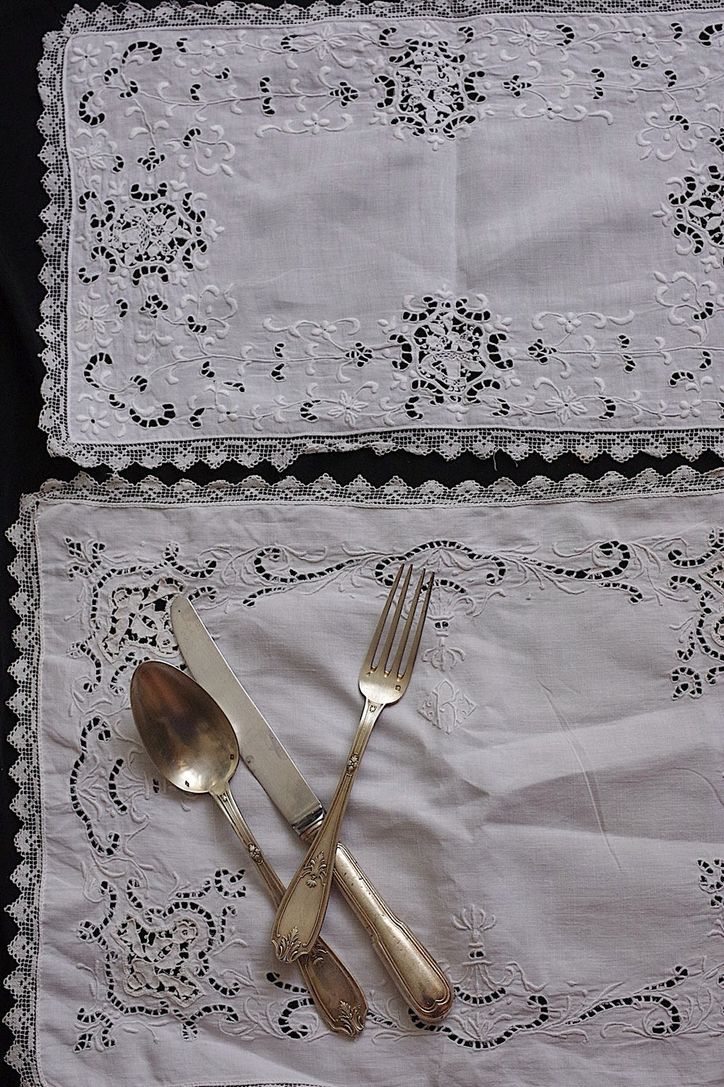 アンティークレース　dentelle ancienne napperon１０枚＋３枚 .FR a l'epoque