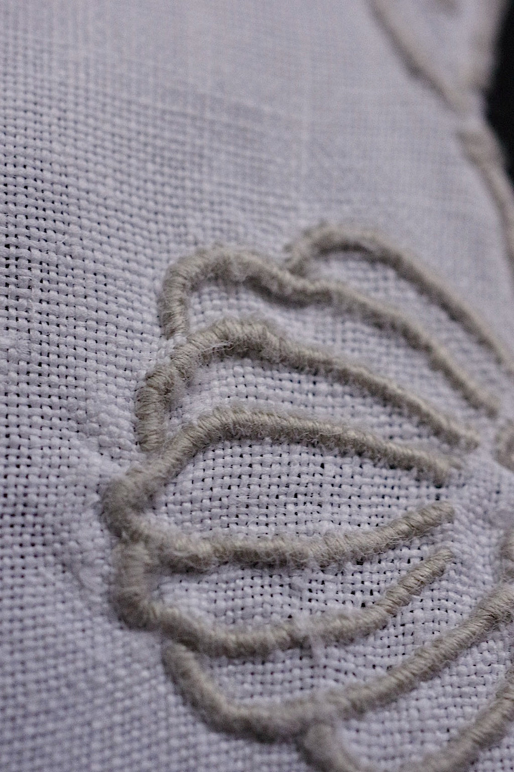 アンティークレース　dentelle ancienne napperon　刺繍　魚 .FR a l'epoque