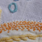 アンティークレース　dentelle ancienne napperon　刺繍　魚 .FR a l'epoque