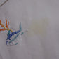 アンティークレース　dentelle ancienne napperon　刺繍　魚 .FR a l'epoque