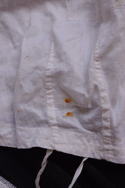 アンティークブラウス　vêtement antique 少女サイズブラウス３枚　素材用lots 1 .FR a l'epoque