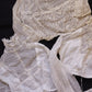 アンティークブラウス　vêtement antique 少女サイズブラウス３枚　素材用lots 1 .FR a l'epoque